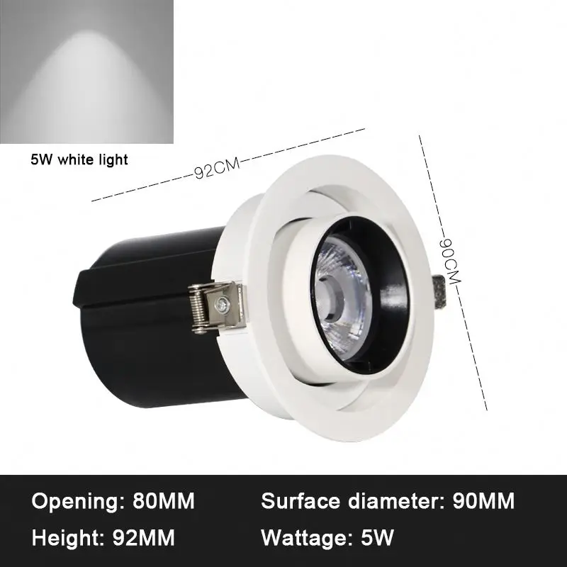 18W Led Stand Exhibition Banner Display Cob Ceiling Spotlight For Gallery Cabinet Showcase Hallway Corridor Indoor