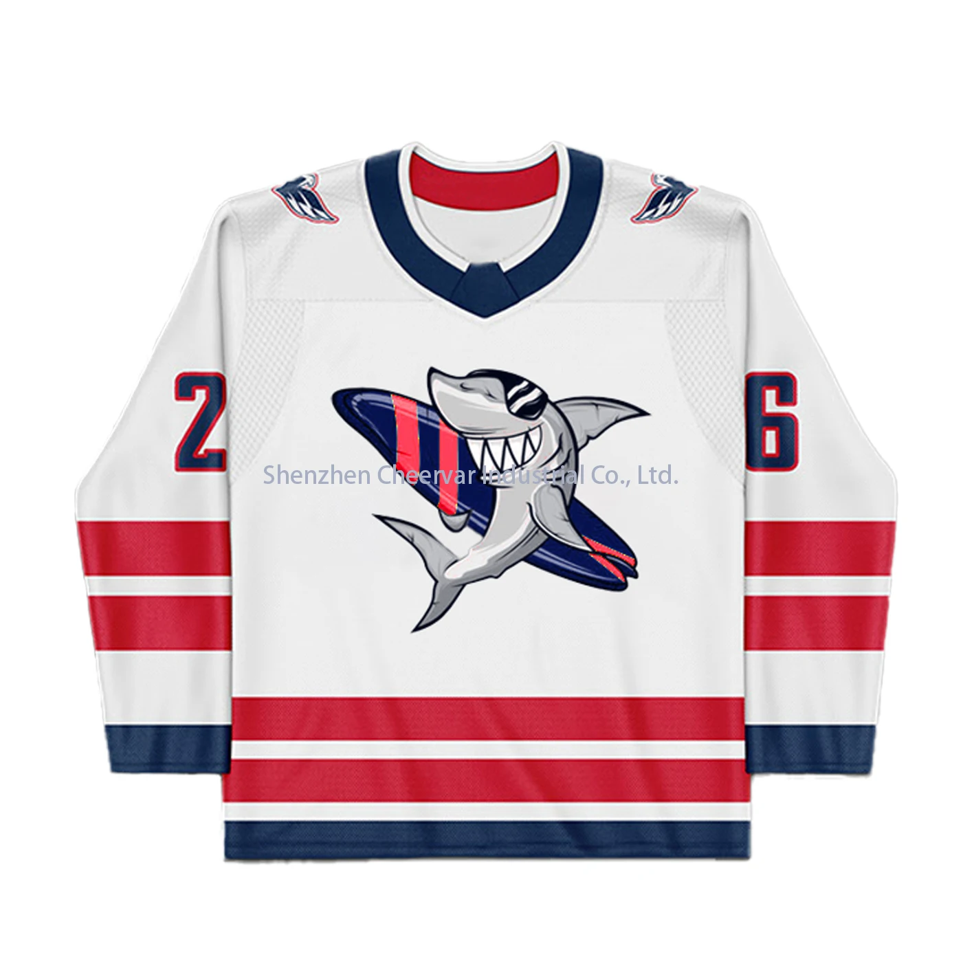 Team Ice Hockey Wear Custom Mens Sublimation Embroidered Ice Hockey Jersey
