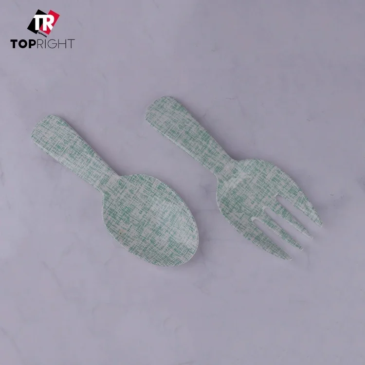 High quality Plastic Salad Servers Fork and Spoon Serving Set