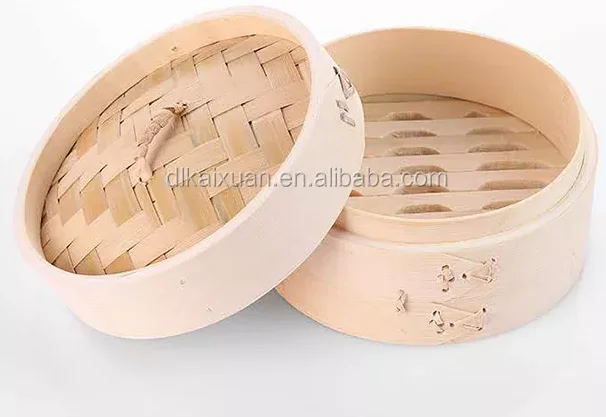 food steamers steam bun bamboo kitchen dim sum steamer basket 100% natural bamboo steamer