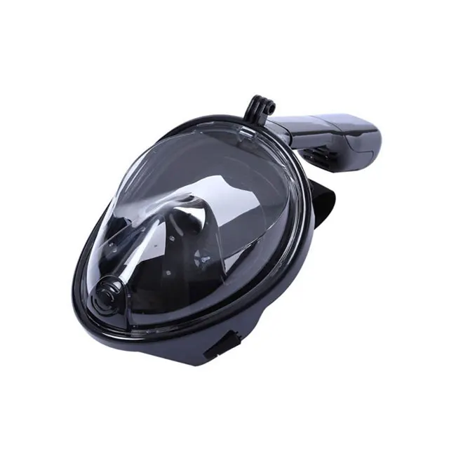 Good Quality Physical Antifogging Panoramic Viewing  gp camera Watertight & Anti Leak  Full Face Snorkeling Diving glasses