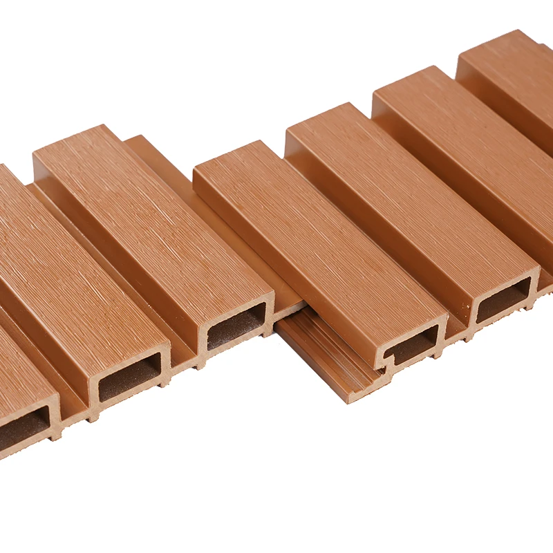 Home Decoration Modern Design Hollow Wood Plastic Composite Wpc Cladding Decorative exterior Wall Panels Quality WPC Wall Panel