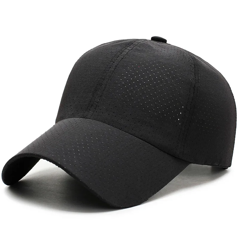 High Quality Adjustable Sport Baseball Caps Quick Dry Material Golf Blank 6 Panel Printed Baseball Caps