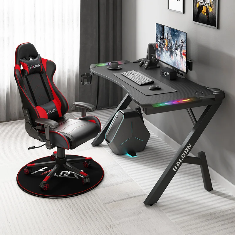 Лидер продаж, высококачественные компьютерные игровые столы z-образной формы для консолей, геймеров, ПК, ноутбуков, игровых столов
