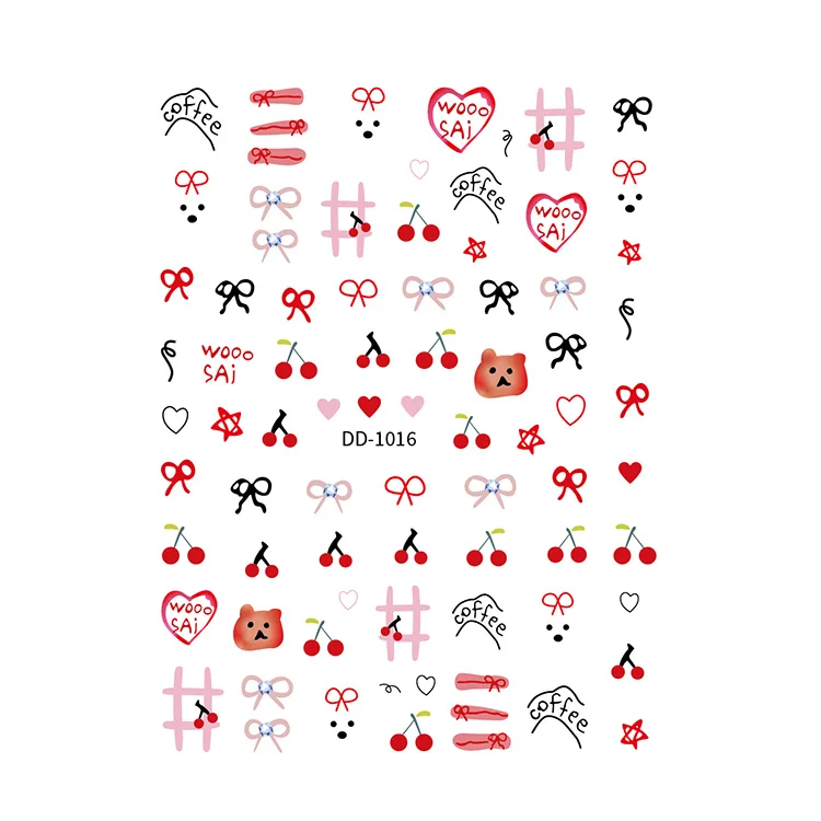 Yitong DD Series 1012-1016 Nail Art Shop Supplies Nail Beauty bar Nail Stickers for Gel Polish Stickers