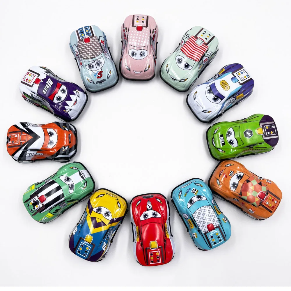 Pull Back Car Toys Mini Diecast Model cars Metal Police Car toys for Kids