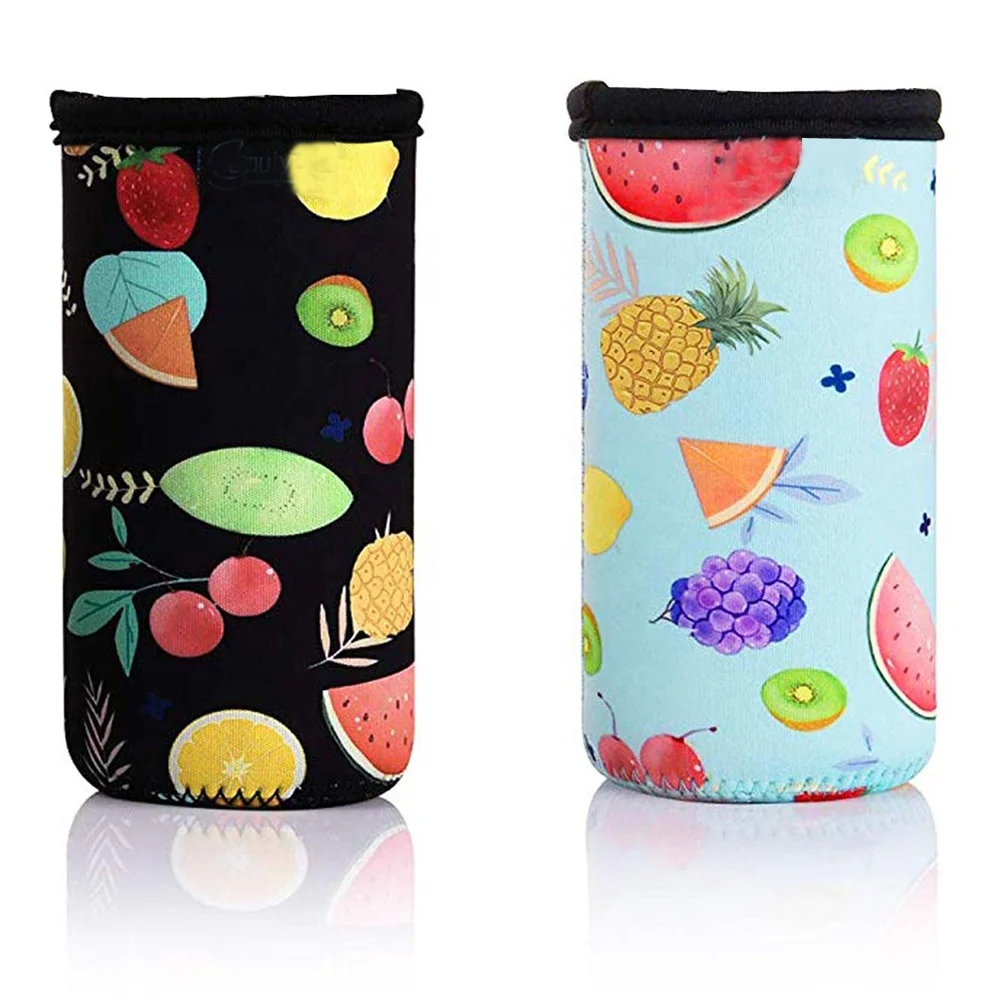 Anti-Slip Neoprene Bottle Insulator Sleeve 3mm Thick Collapsible Drink Can Coolie Cover for BBQ Camping Party