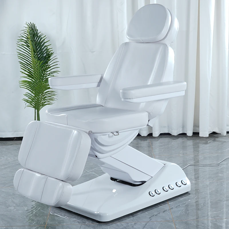 Facial Chair Beauty Salon Furniture Aesthetic Chair Tables Spa Treatment Luxury Cheap Electric Massage Table Bed Electric