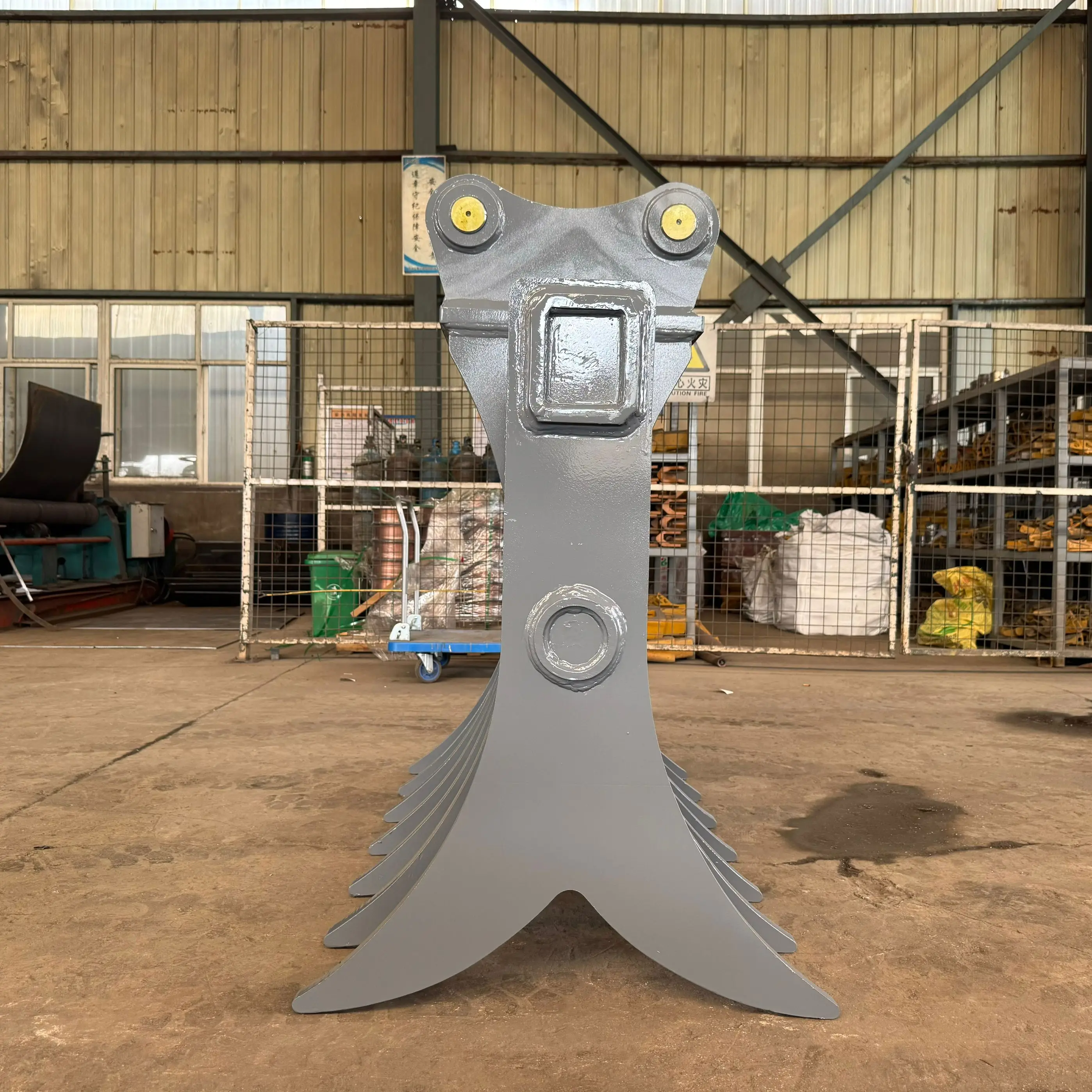 RSBM Construction Machinery 20-30t Excavator Double Way Root Rake