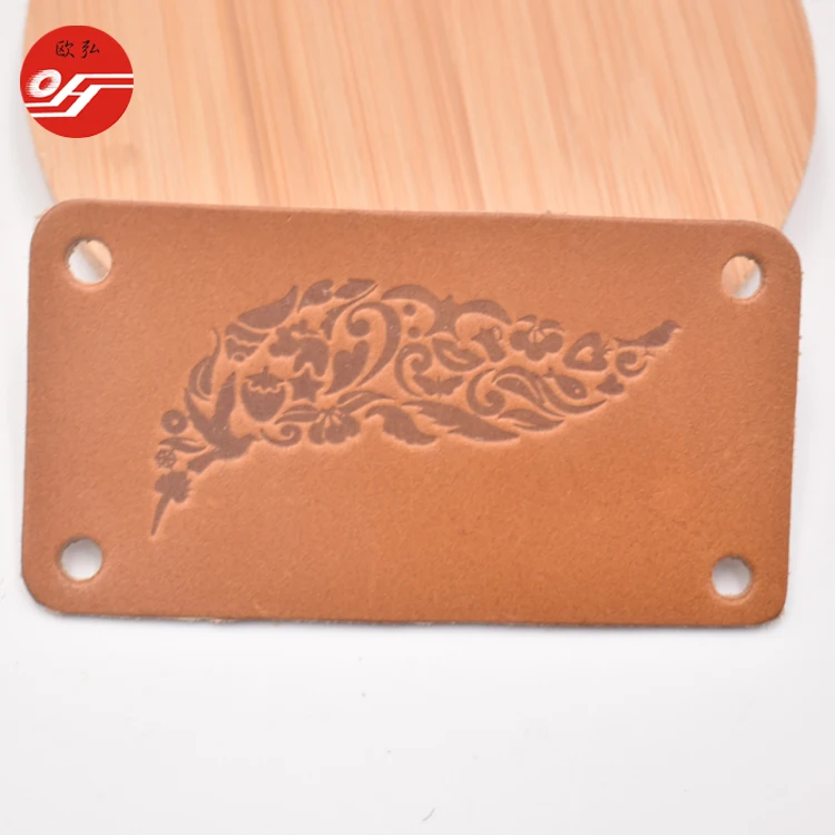 Лидер продаж, индивидуальный тисненый логотип, кожаный патч, индивидуальный логотип бренда, кожаная этикетка, тисненый модный бренд, кожа