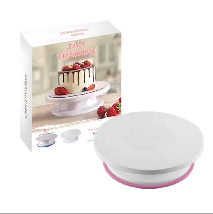 Plastic Revolving Cake Turntable Cake Decorating Stand Cake Tools
