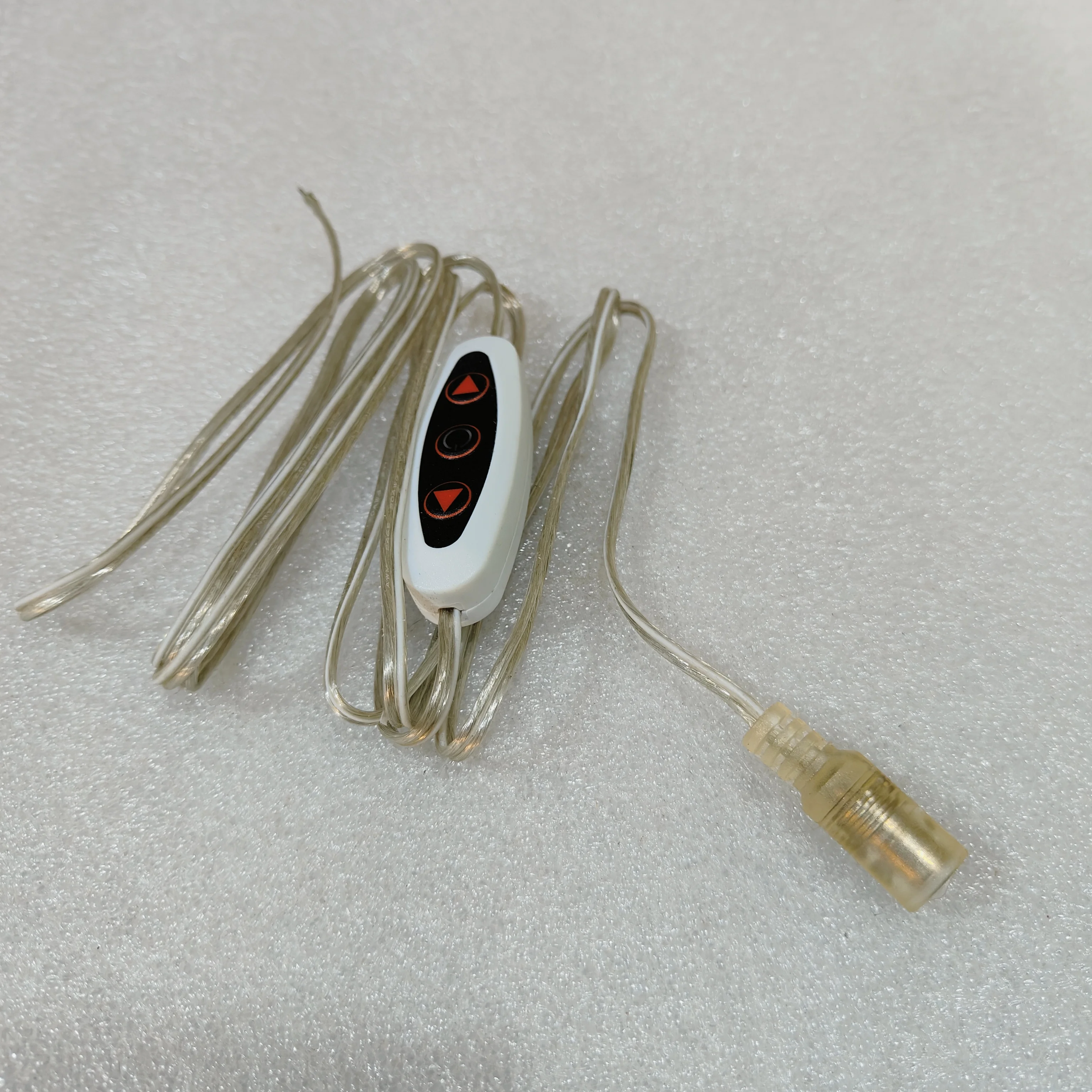 2m Transparent DC Power extension 5.5x2.1mm Female Connector with on off dimmer switch for led neon signs