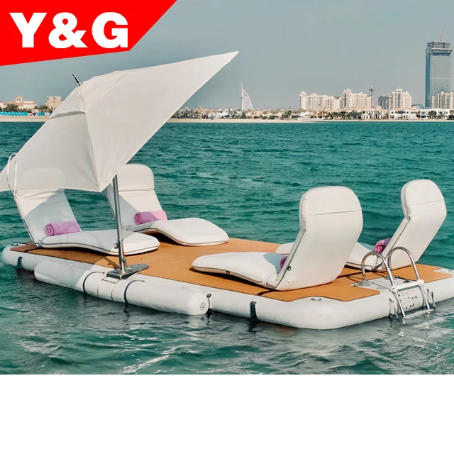 Надувные Плавучие Платформы с палаткой