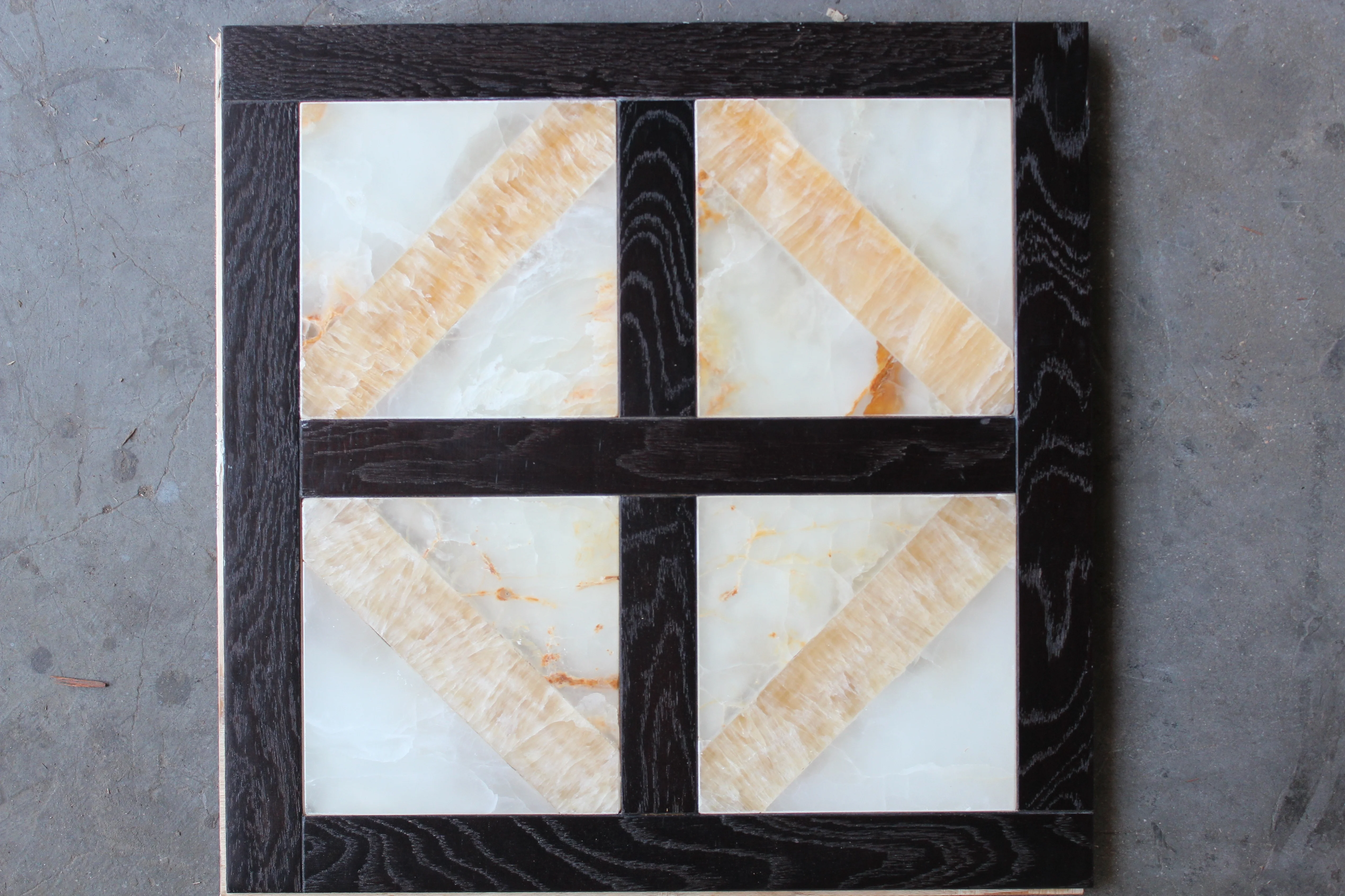 Jade inlaid art parquet wood flooring