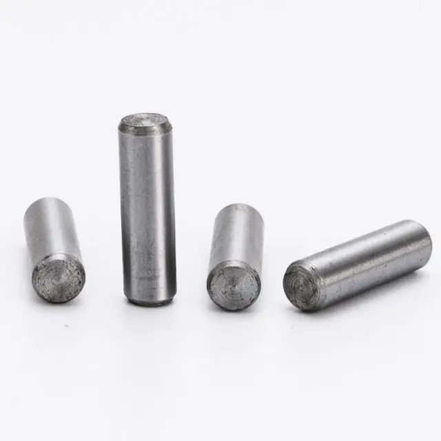 Aluminum Cylindrical Pins Grooved Pin Shaft Flat Head With Hole Cylindrical Pin