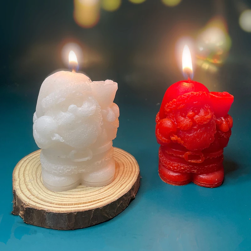 Spot Santa Claus Candles Christmas decorations Christmas candles wholesale support color fragrance custom