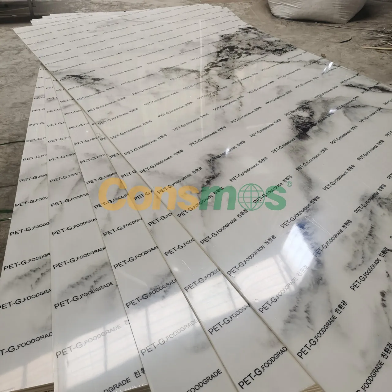 3D Wall Panel PVC Marble Marble Sheet Wall Panel Bamboo Charcoal Wood Veneer