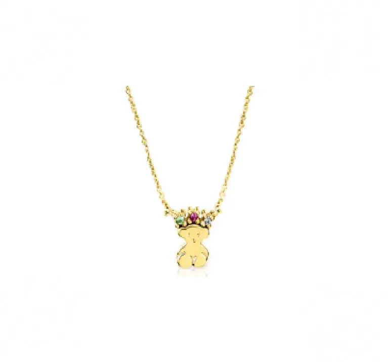 Wholesale Women Cute Animal Bear Design Touses Necklace Earring Set Jewelry Women sterling silver Jewelry Nice Gift