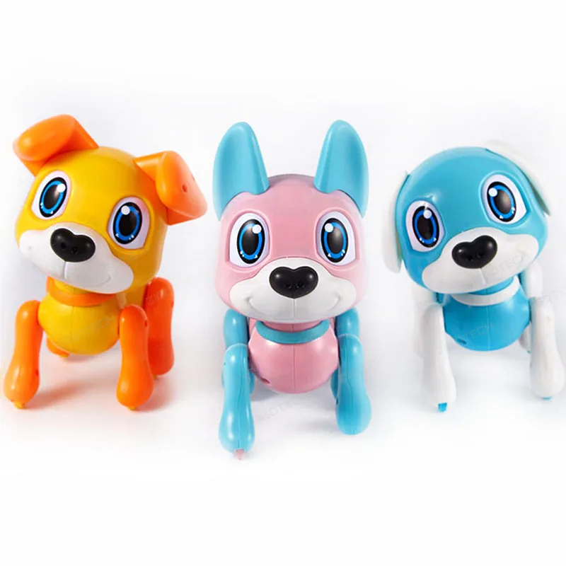 2022 Christmas kids toys robot dog gesture control follow puppy toy battery operate animal singing walking doggy