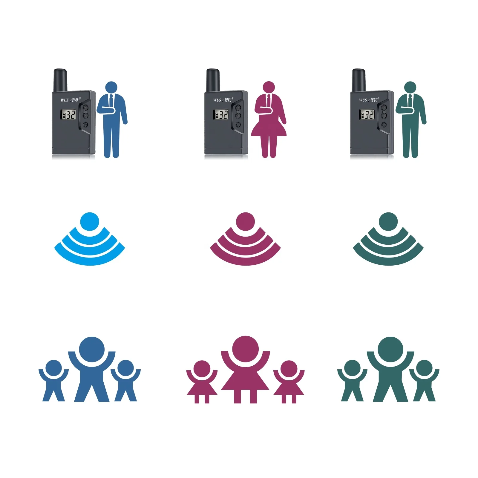 Wireless Tour Guide Systemsimultaneous interpretation conference walkie talkie tour guide microphone speaker