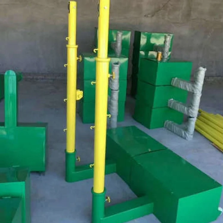 Movable adjustable portable volleyball post outdoor