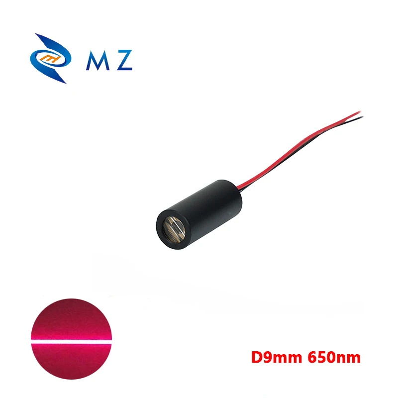 D9mm 650nm 5mW 60 Degree Red Line Laser Diode Module Industrial Grade APC Driver