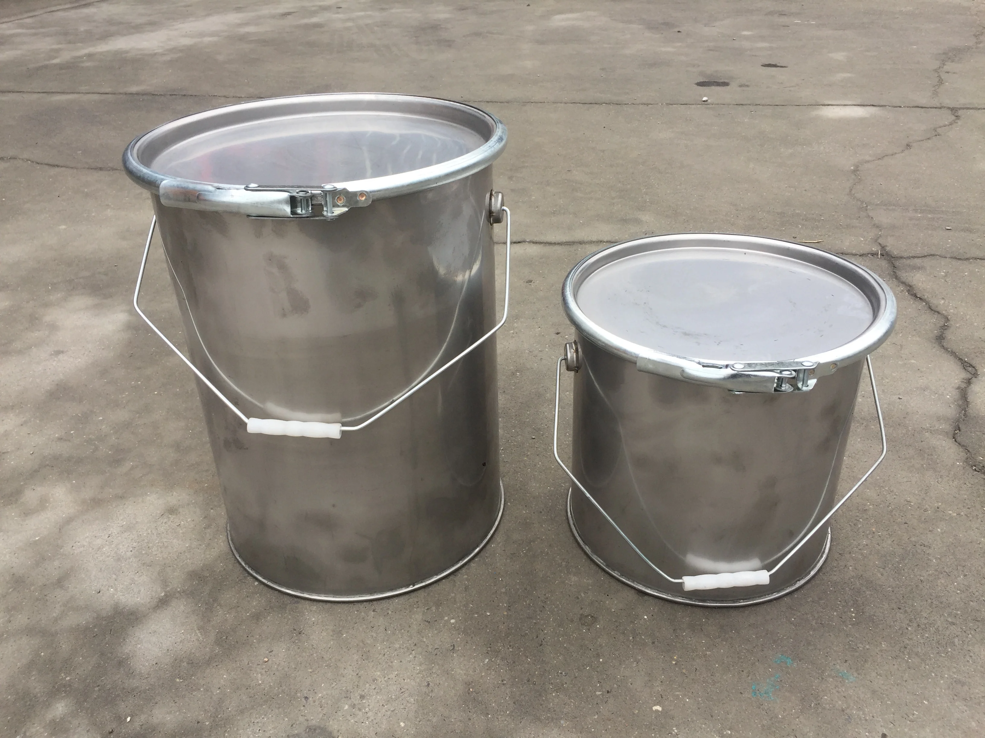 20L Stainless Steel Pails With Lids