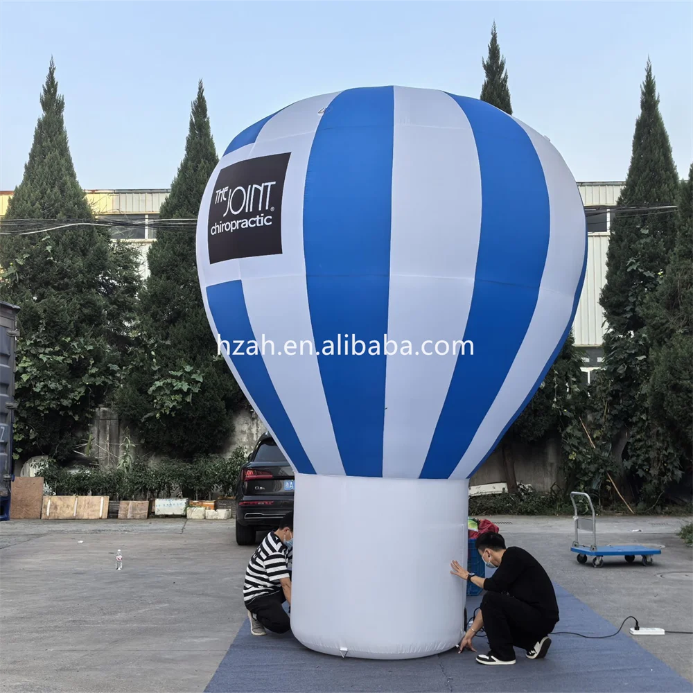 Customized Giant Inflatable Hot Air Balloon Inflated Balloons with LOGO Printed for Grand Opening Advertising Promotion