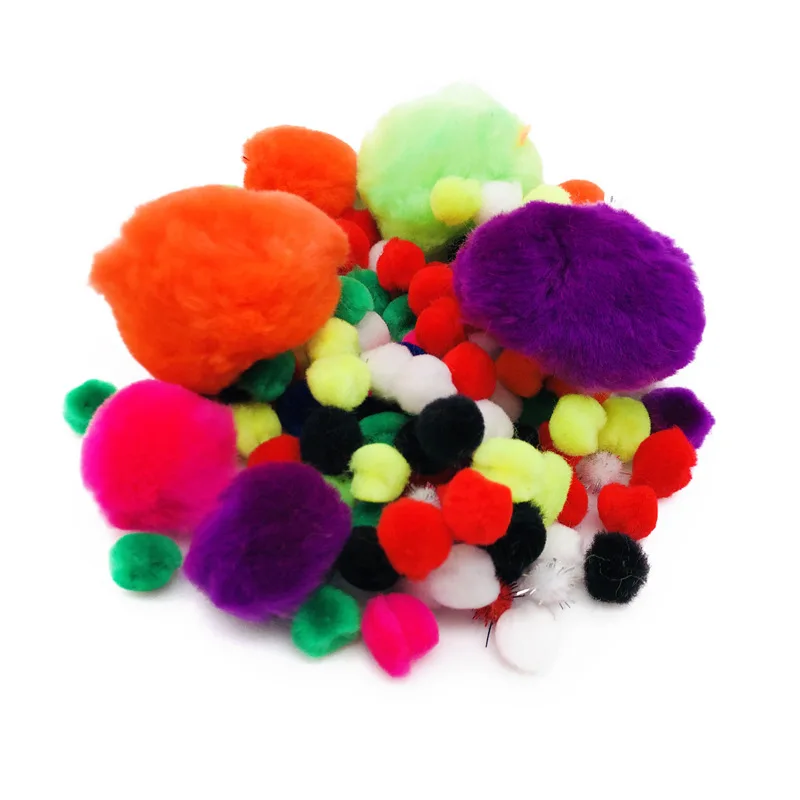 1600pcs Arts and Crafts Supplies for Kids DIY Projects Case Filled with Pom Box Craft Kit Beads Buttons Scissors