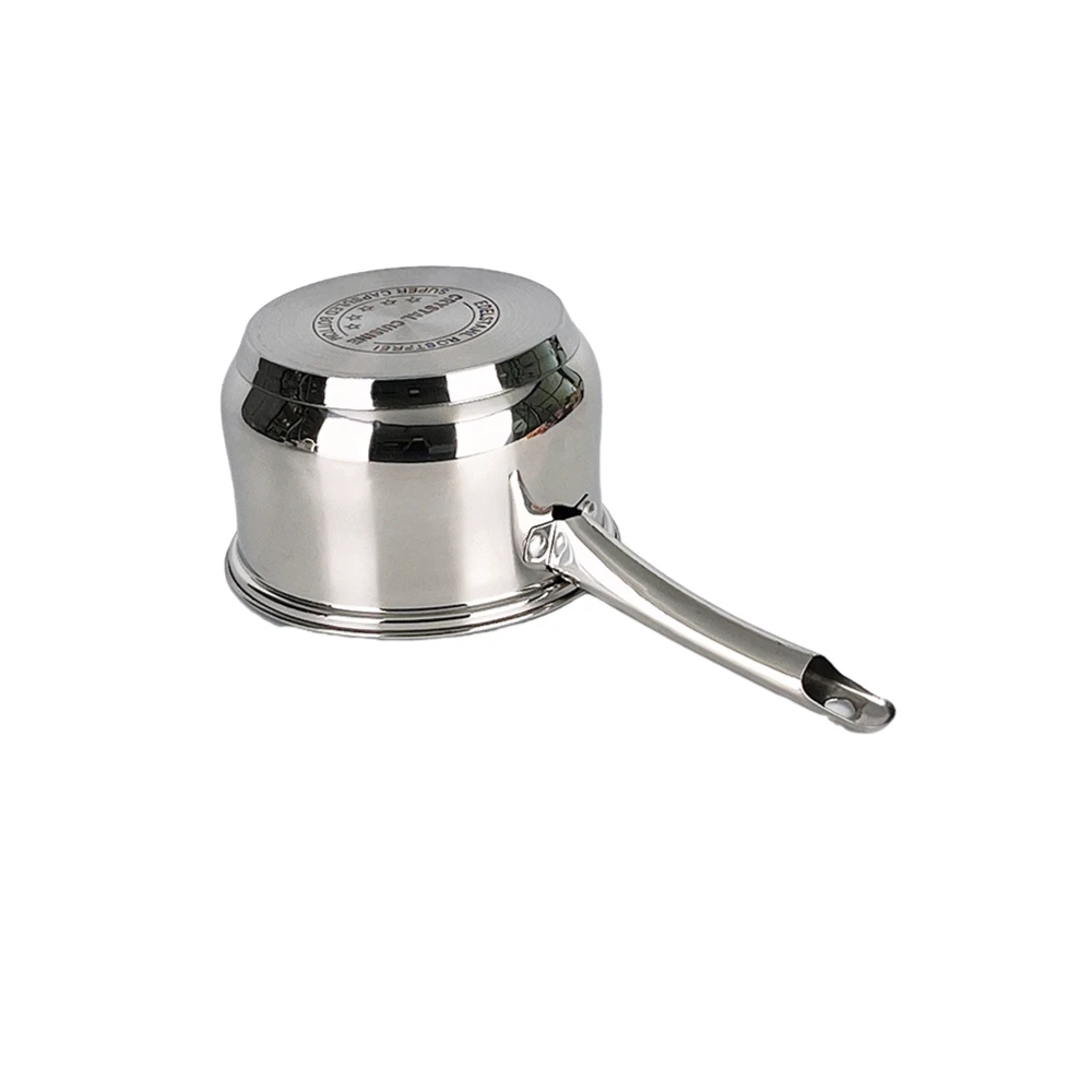 16cm Milk Pot With Lid Frying Pan Bottom Large Commercial Cooking Pots Factory Stainless Steel Soup & Stock Pots