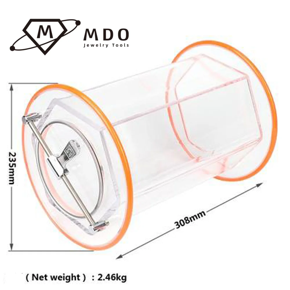 KT-1320 Jewelry Polisher 16kg Capacity Mini Machine With Timer Jewelry Finisher Rotary Tumbler Polish Machine For Jewelry Stone