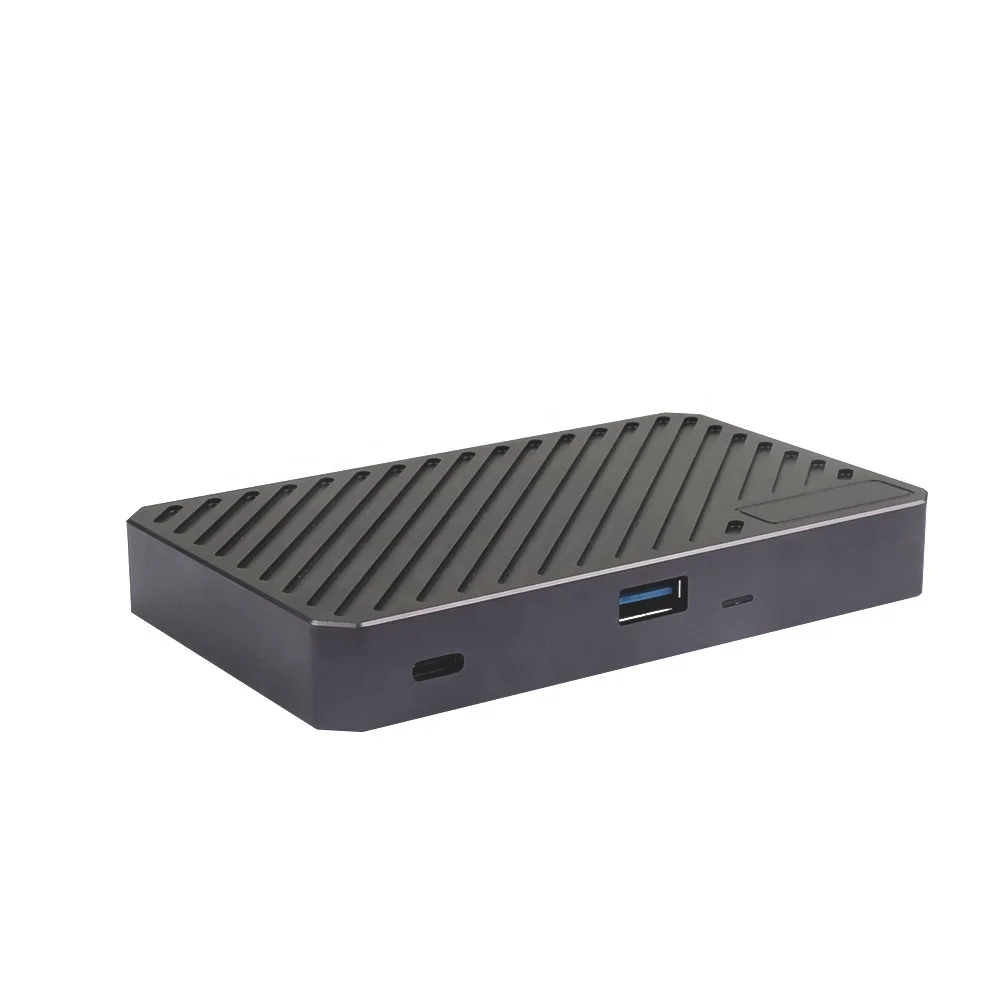 Factory Outlet Full CNC Aluminum 40Gbps TB4 Dock Docking Station USB 4.0 Hub with 150W Power Supply for Laptop