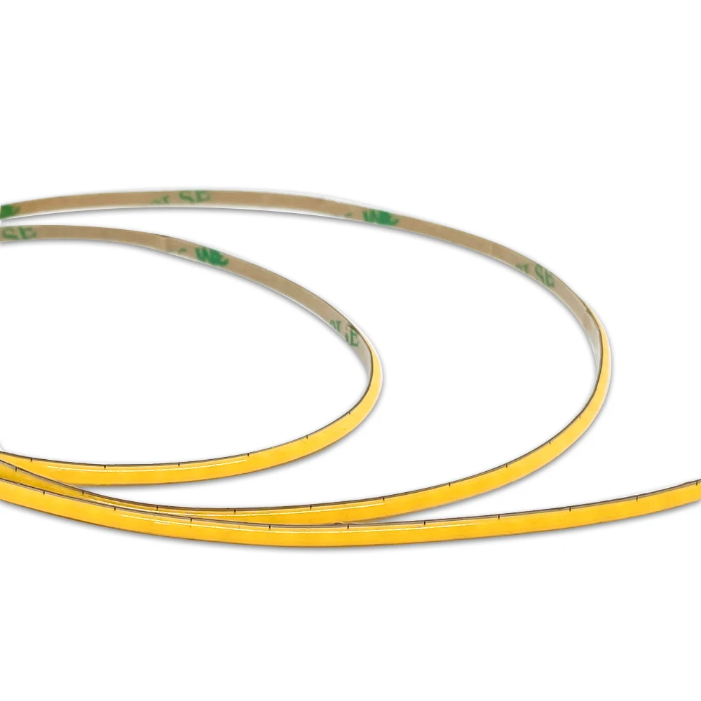 STOCKS 5mm width 12VDC 8W 90+ Ra Warm White LED COB strip light