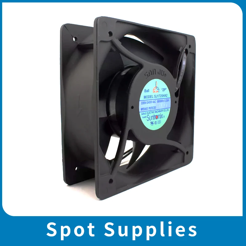 Suntronix SJ1725HA2 ac220V 0.28A 15050 Ball with Lead Wire Connection Square Fan 150*150*51 Axial Flow Fan