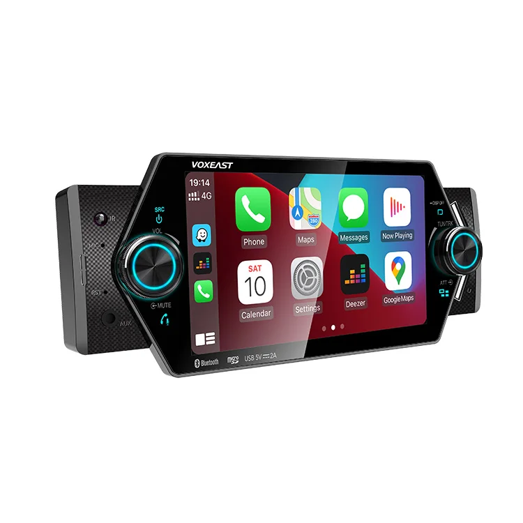 Universal 5 inch HD Capacitive Full Touch Screen Wireless Connecting Carplay Android Auto 2Din 1Din Car Multimedia MP5 Player