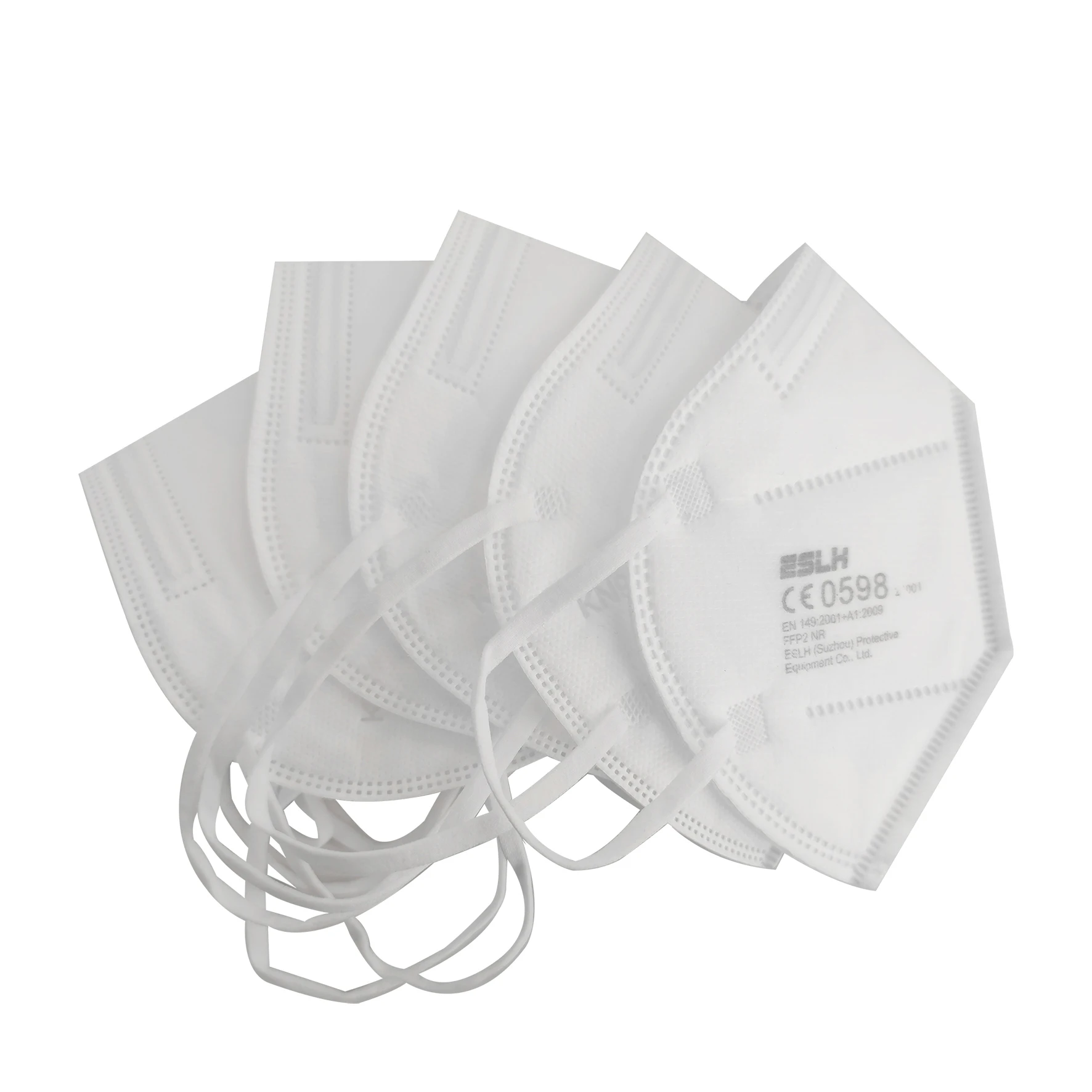 factory price FFP2 5 Layer dustproof nonwoven meltblown 5 ply disposable face mask