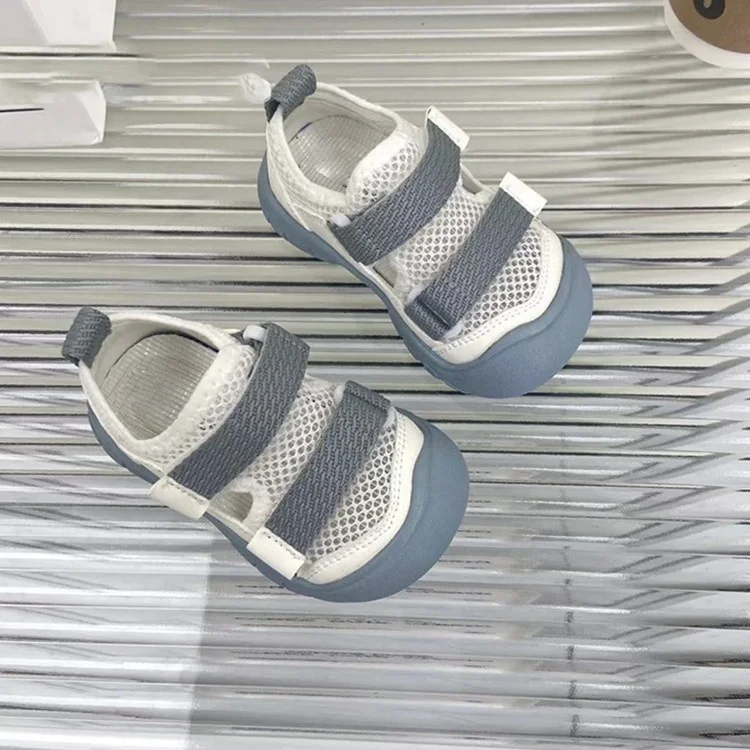 1-2 to 3-year-old soft sole toe shoes for infants and young children New sports shoes for babies Breathable mesh shoes