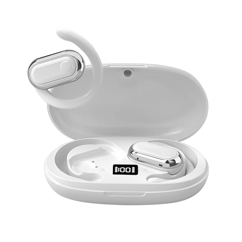 J300 Pro OWS Hifi wireless earphones ENC noise cancellation digital display earphones gaming dual-mode ear loop earplugs