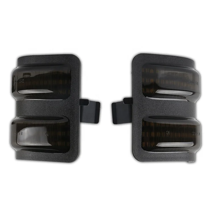 Smoke Sequential Switchback Side Mirror Marker Lights LED Turn Signals for Ford F250 F350 F450 Super Duty 2008-2016