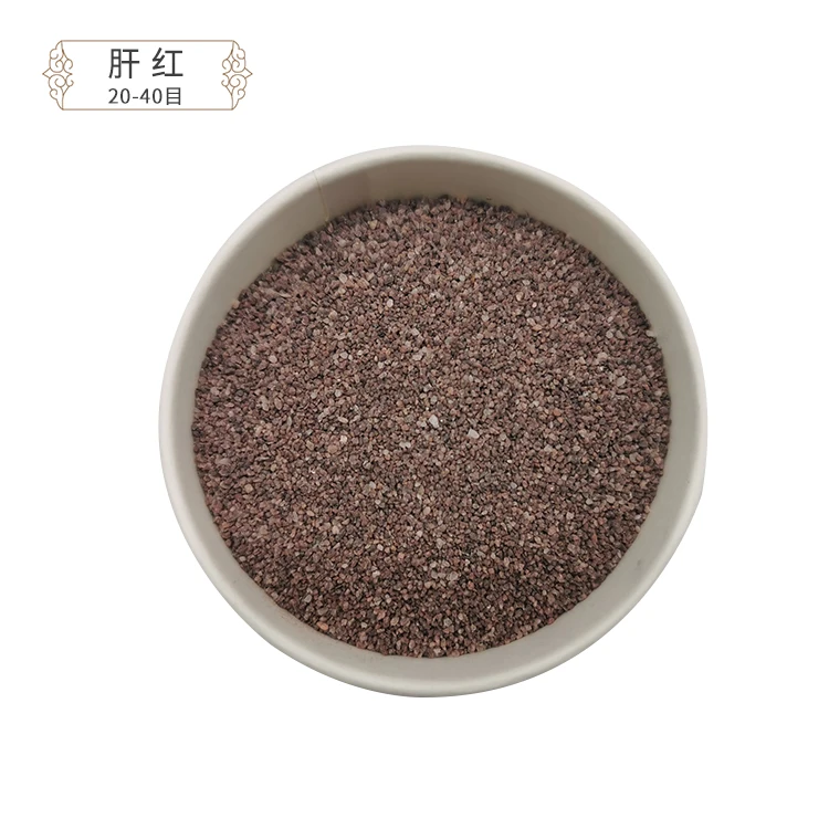Factory supply bulk price natural color sand for real stone paint