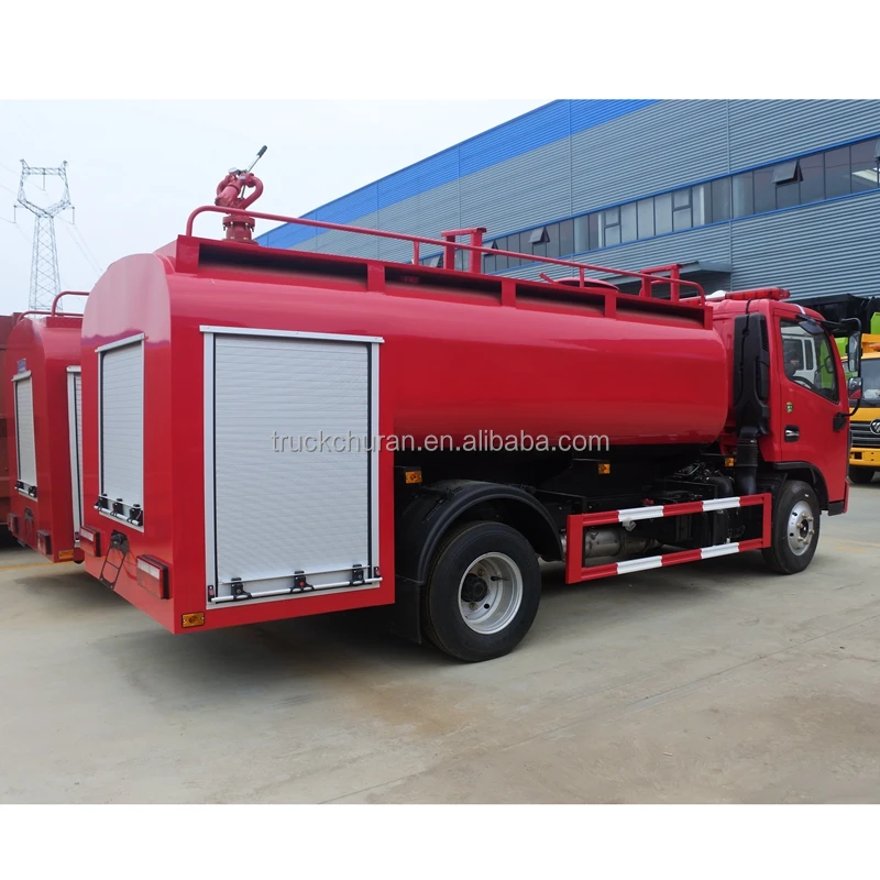 4X2 7cm DFAC water tanker fire fighting truck