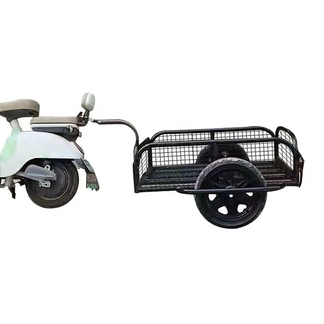 Utility small drawbar motorcycle bicycle bike cargo trailer