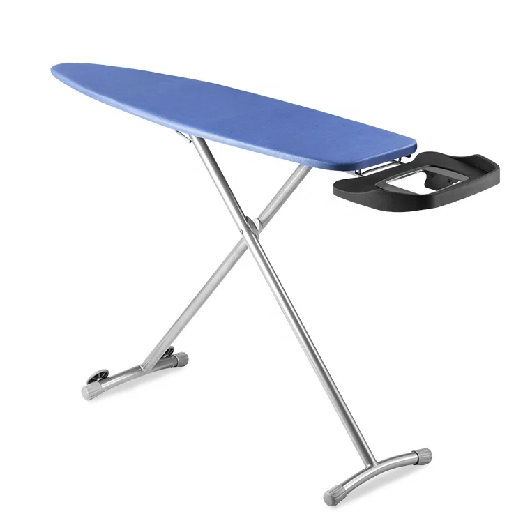 Factory Direct Retractable Iron Rest Mesh Top Ironing Board Folding Ironing Board With Wheels