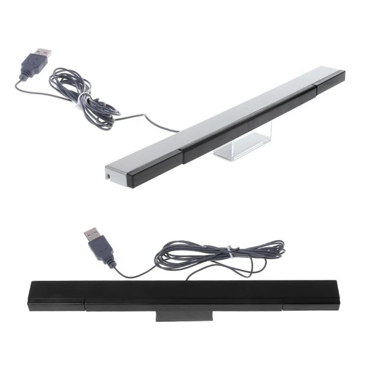 For Wii Sensor Bar Wired Receivers IR Signal Ray USB Plug Replacement for Nitendo Remote High Quality