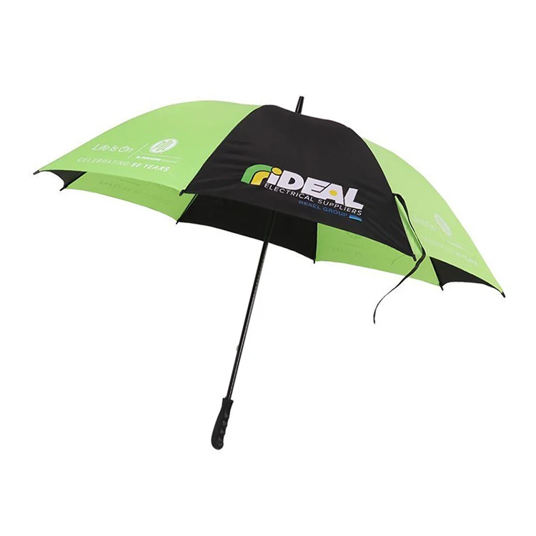 Factory Custom UV Big Large Windproof Adults Rain Promotion Umbrella Gift Golf Umbrella With Logo Printing