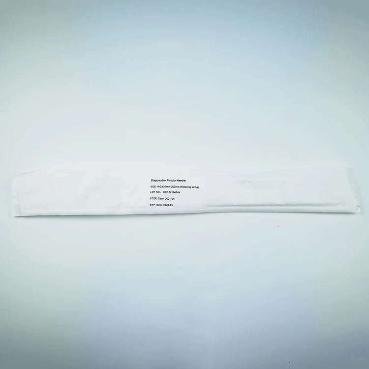 Manufacture Safety Sterile Disposable 15G 16G 17G AV Fistula Needle