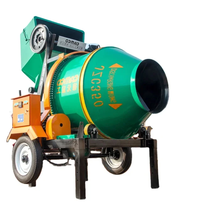 Durable diesel or gasoline engine concrete mixers machines mini from Vietnam drum capacity 350 450 liter for construction