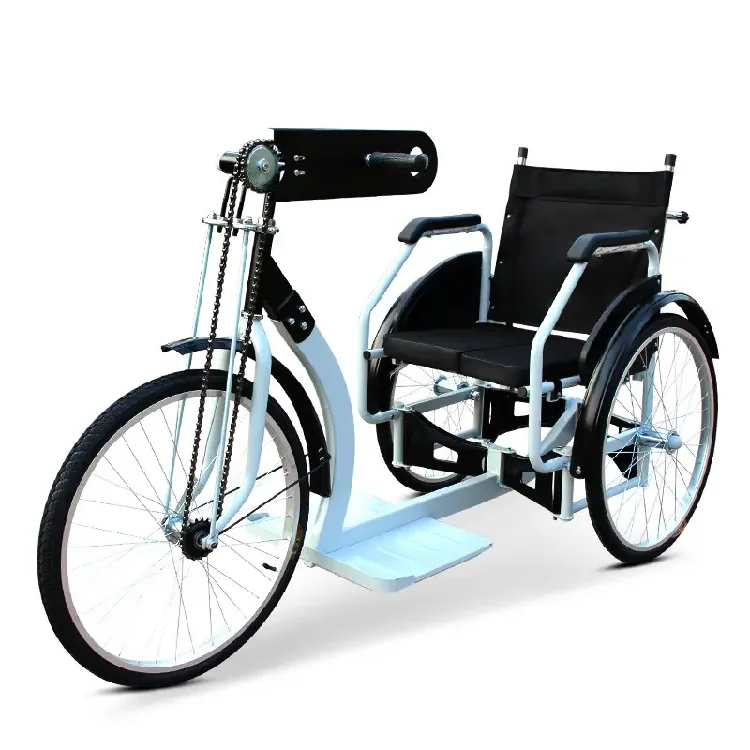 New Product Premium Foldable Hand Bike Hand-Pedaled Trike Hand-Propelled Tricycle for Disabled