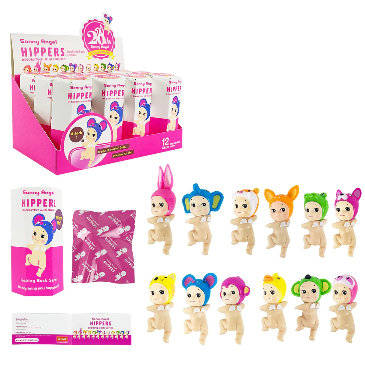 Sonny Angel 20th Anniversary Blind Box Toys Anime Figures Dolls Angel Hippers Mystery Box Kawaii Model Gifts