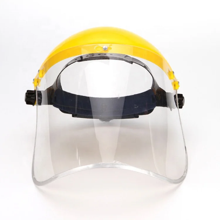
YELLOW ORANGE CLEAR PROTECTIVE FACESHIELD VISOR 